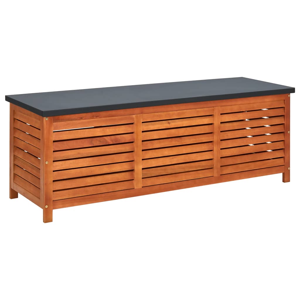 vidaXL Garden Storage Box 150x50x55 cm Solid Eucalyptus Wood