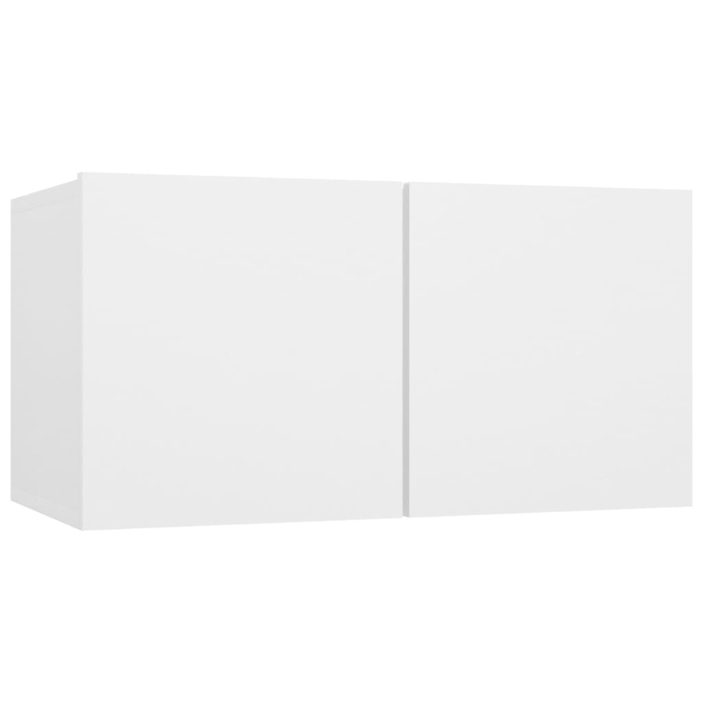 vidaXL TV Cabinets 4 pcs White 60x30x30 cm Engineered Wood