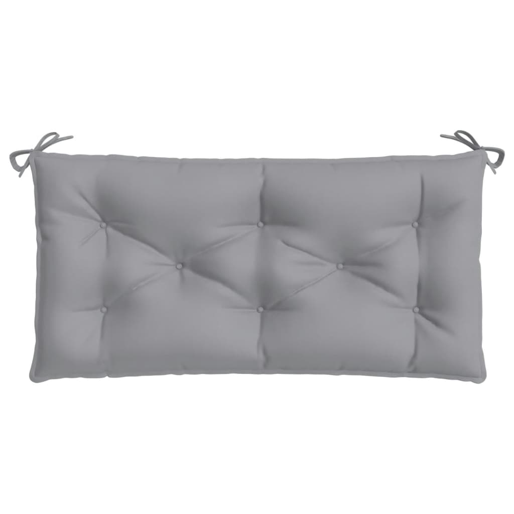 vidaXL Garden Bench Cushions 2 pcs Grey 100x50x7cm Oxford Fabric