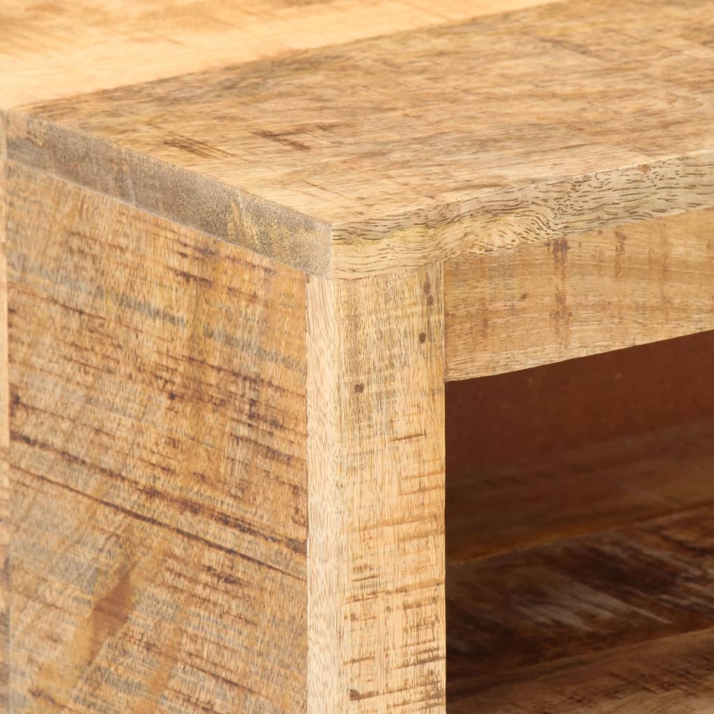 vidaXL TV Cabinet 79x30x40 cm Rough Mango Wood