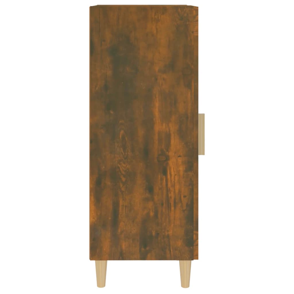 vidaXL Sideboard Smoked Oak 34.5x34x90 cm Engineered Wood