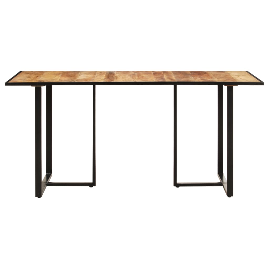 vidaXL Dining Table 200 cm Rough Mango Wood