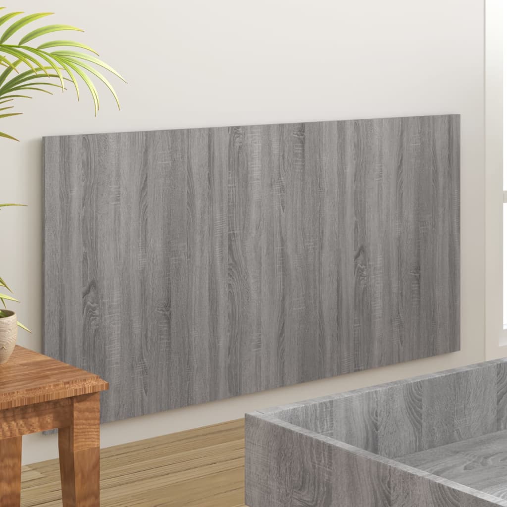 vidaXL Bed Headboard Grey Sonoma 160x1.5x80 cm Engineered Wood