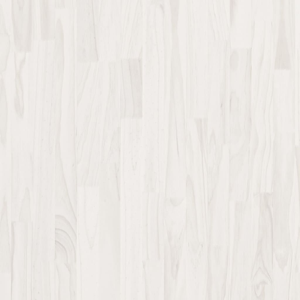 vidaXL High Cabinet White 100x30x210 cm Solid Pine Wood