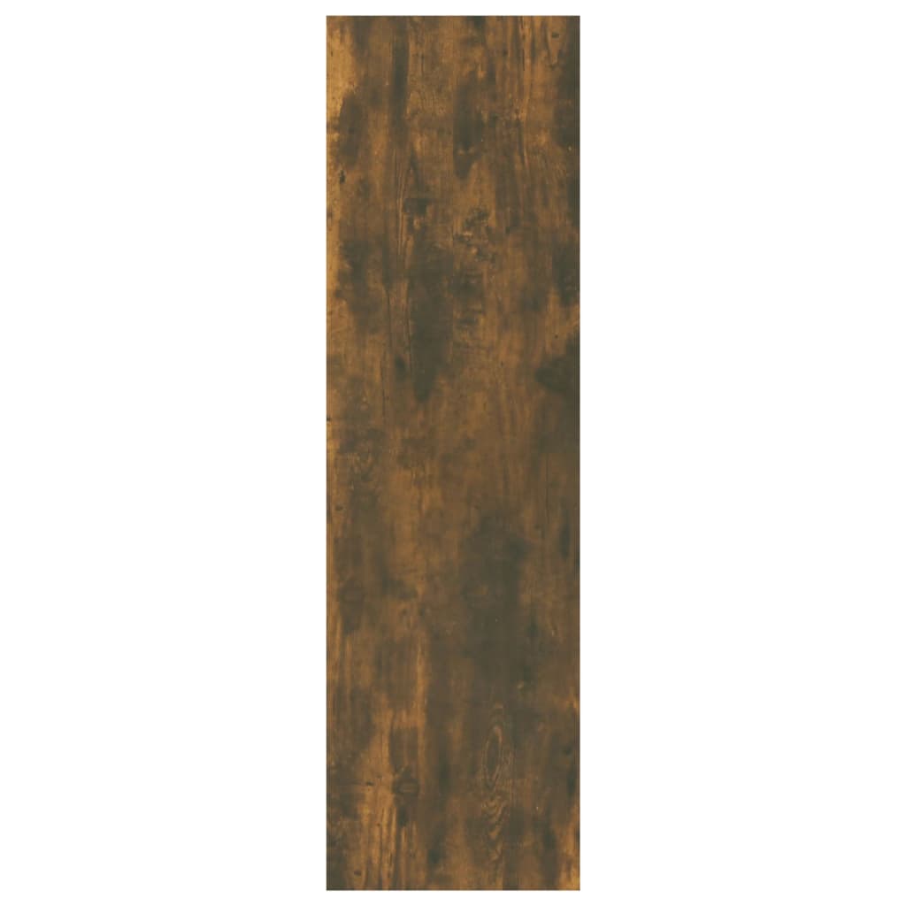 vidaXL Book Cabinet/Room Divider Smoked Oak 40x30x103 cm Engineered Wood