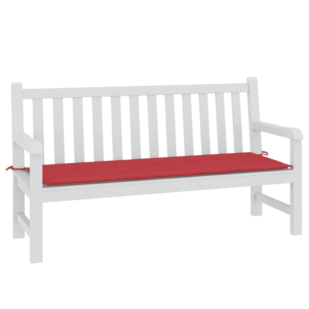 vidaXL Garden Bench Cushion Red 150x50x3 cm Oxford Fabric
