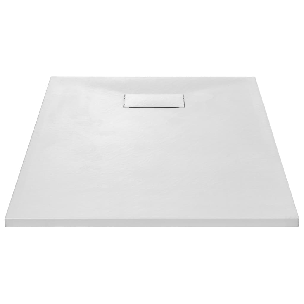 vidaXL Shower Base Tray SMC White 120x70 cm