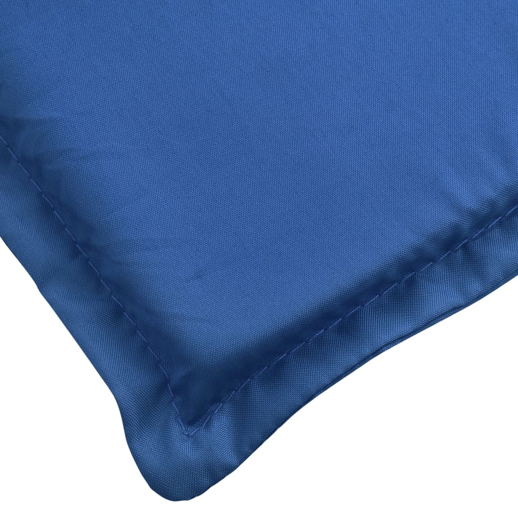 vidaXL Sun Lounger Cushion Royal Blue 186x58x3cm Oxford Fabric