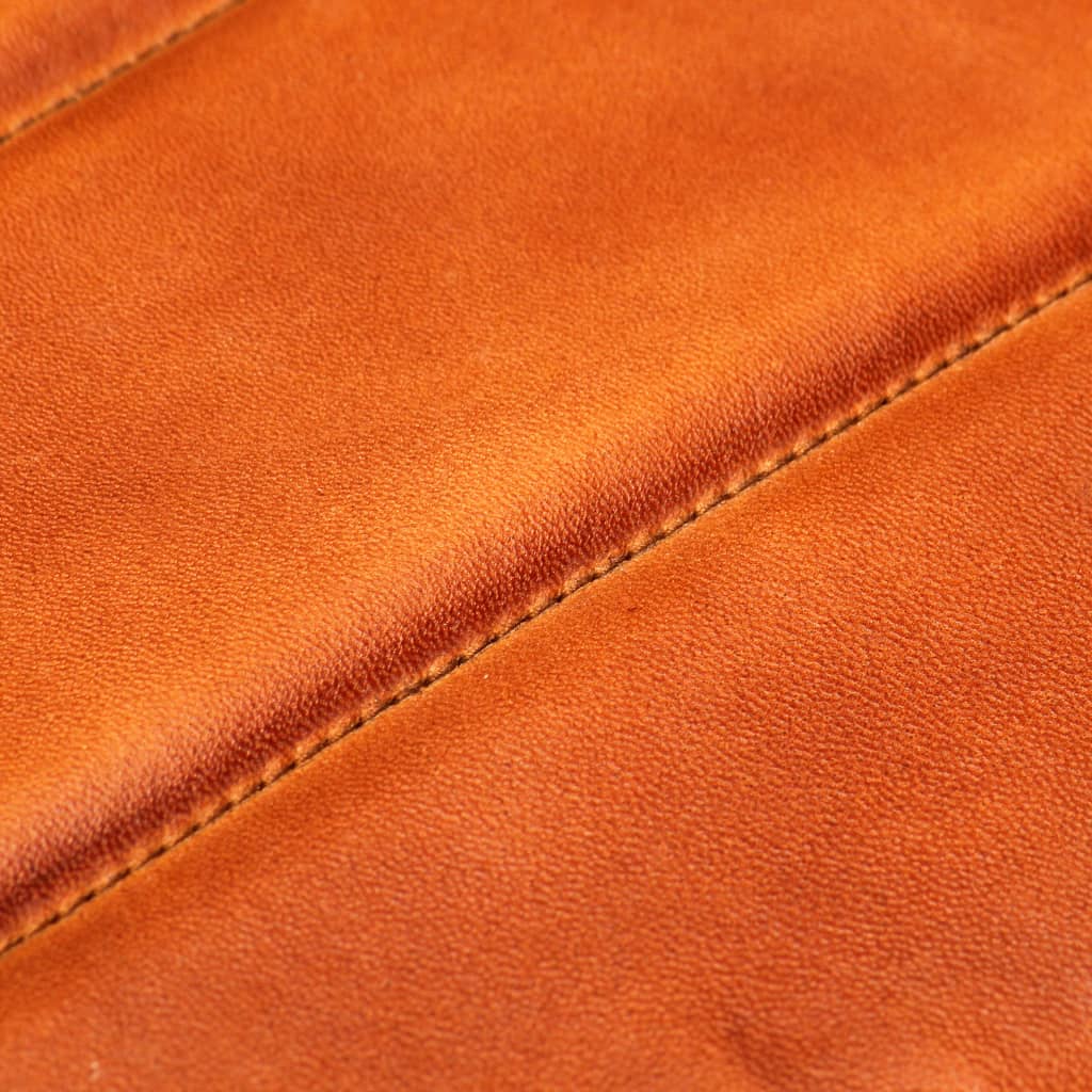 vidaXL Armchair Tan Real Leather