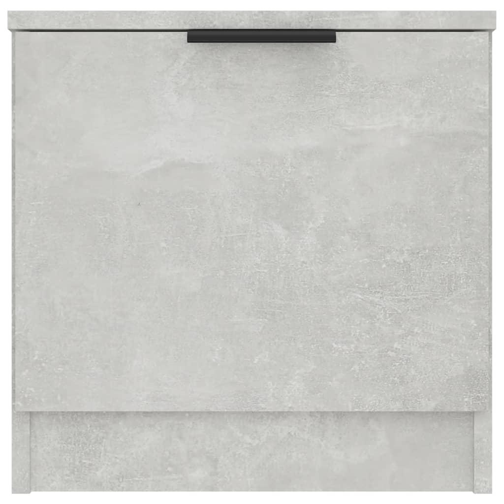 vidaXL Bedside Cabinet Concrete Grey 40x39x40 cm