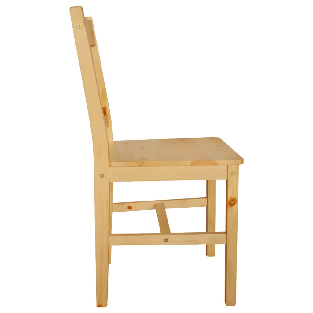 vidaXL Dining Chairs 2 pcs Pinewood