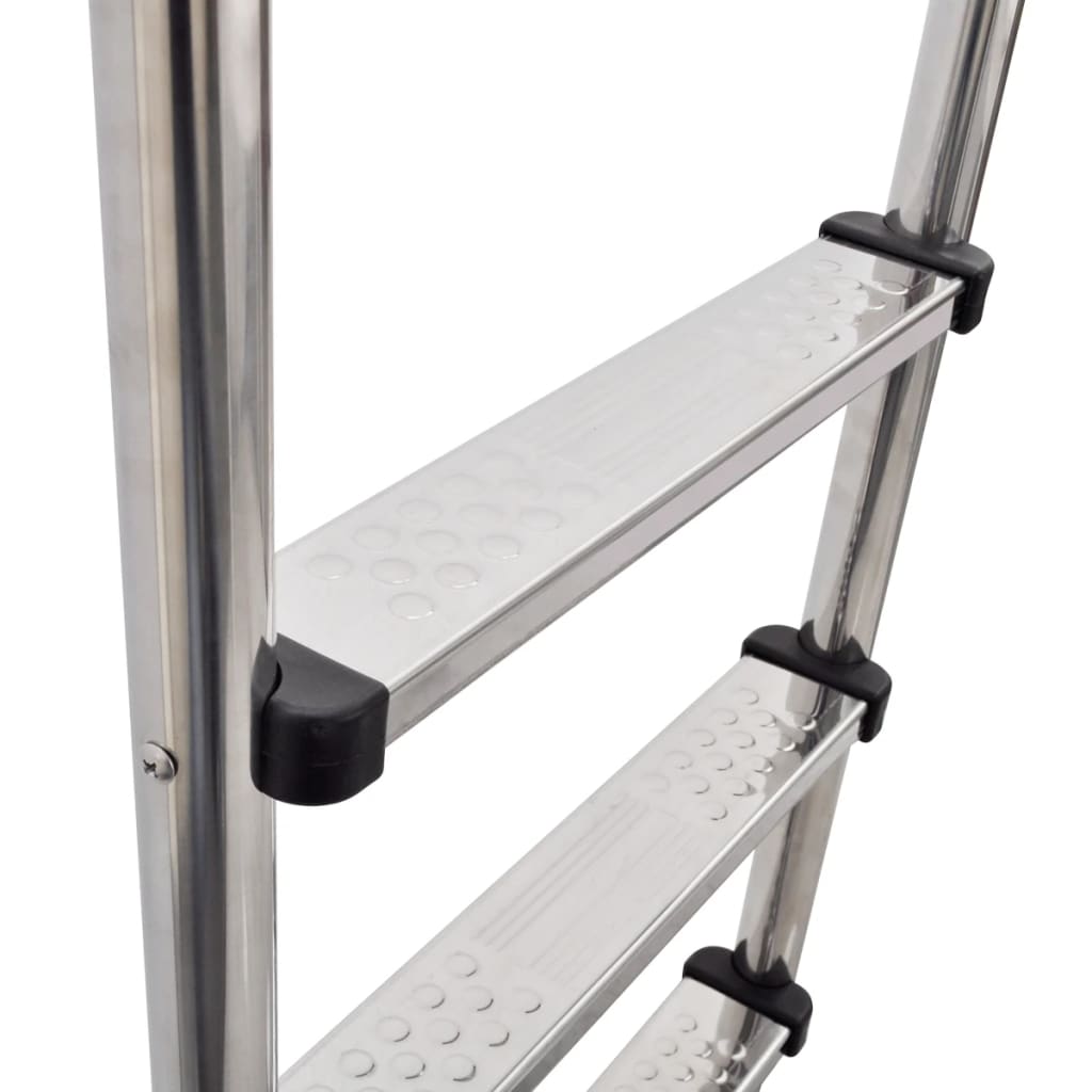 vidaXL Pool Ladder 3 Steps Stainless Steel 304 120 cm