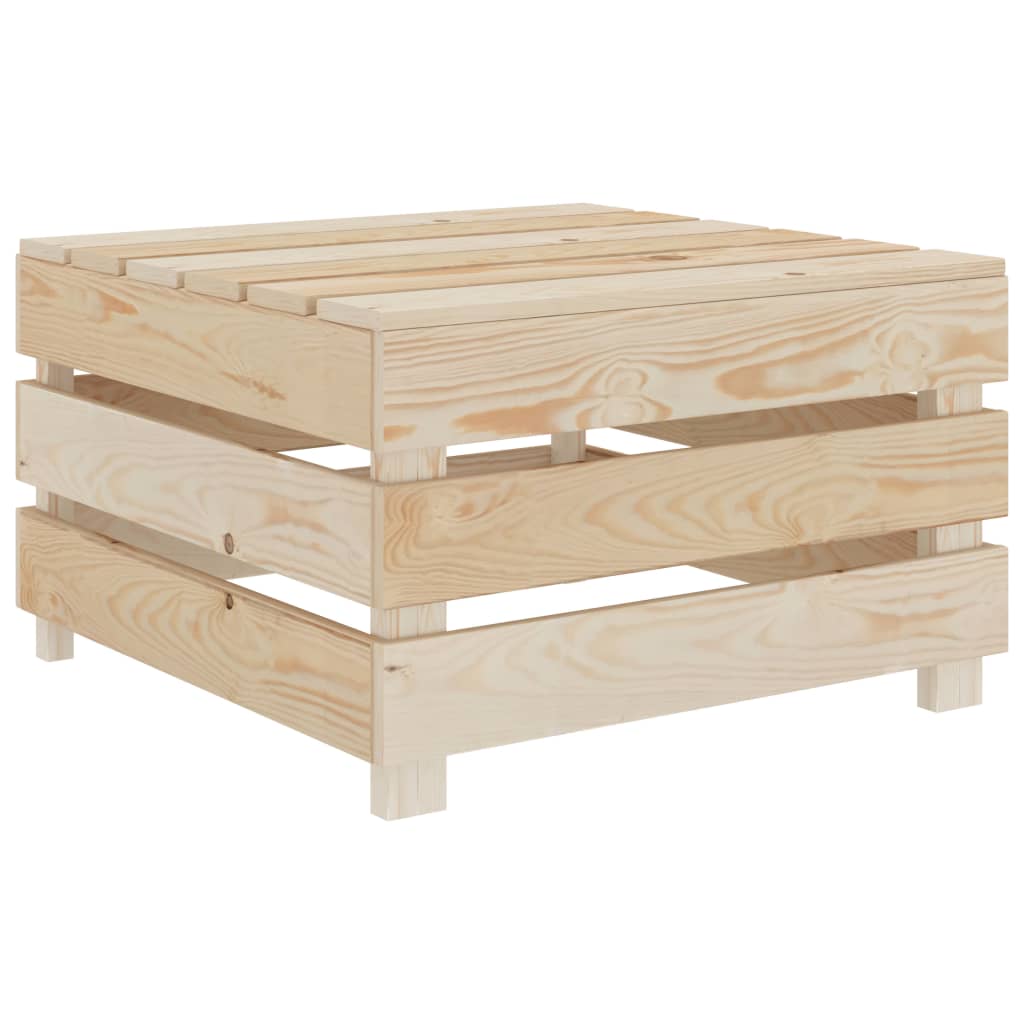vidaXL 7 Piece Garden Pallets Lounge Set Wood