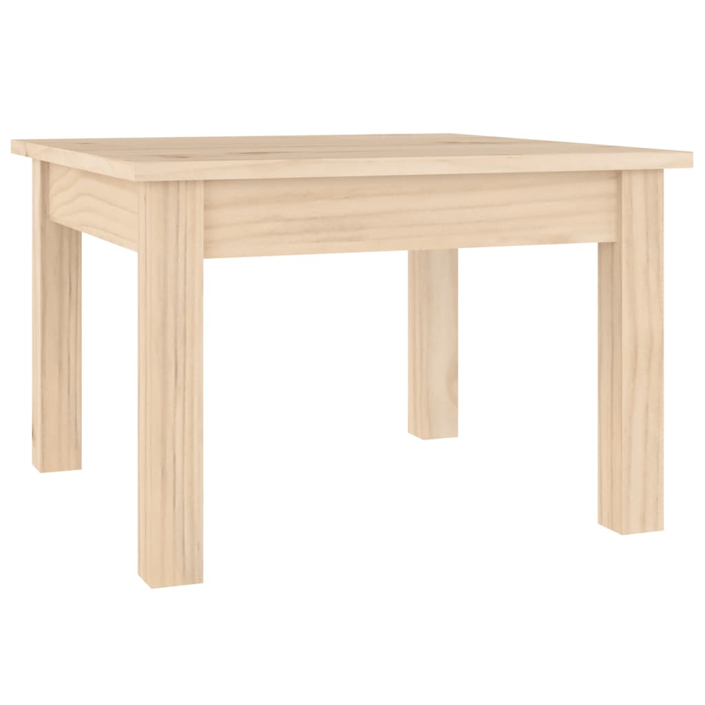 vidaXL Coffee Table 45x45x30 cm Solid Wood Pine